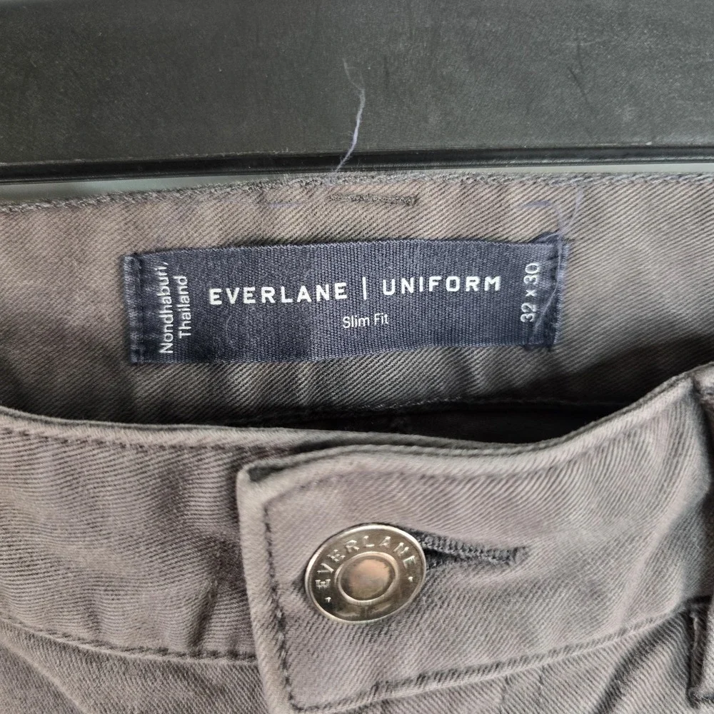 Everlane Uniform Jeans‎ Pants Slim Fit Men's 32x30 Gray